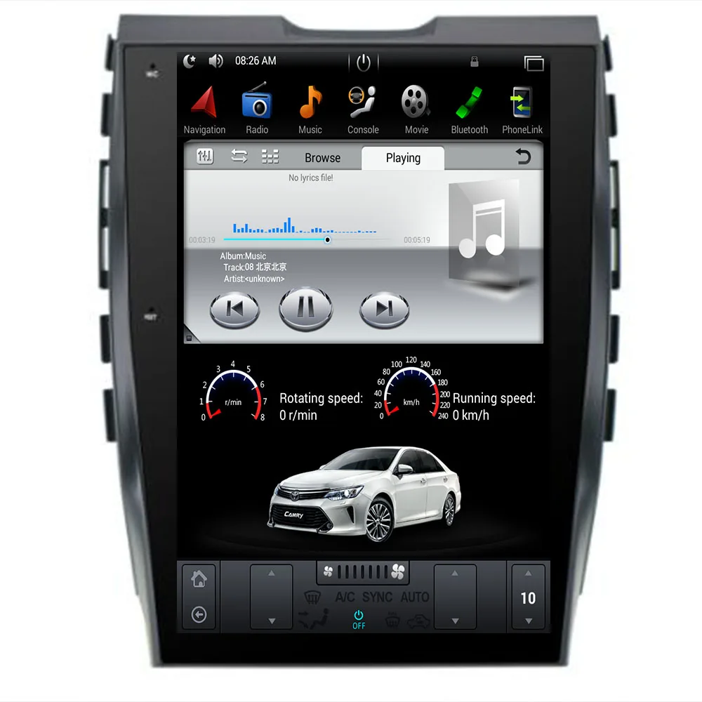 Android 9 0 Tesla вертикальный экран Автомобильный без DVD-плеера GPS-навигация для Ford Edge 2015