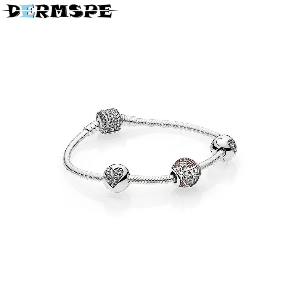 DERMSPE Charm Pando 2018 New 925 Sterling Silver Beads Merry Chris Tmas Bangle Bracelets for Women Fit DIY Original Jewelry
DERMSPE Charm Pando 2018 New 925 Sterling Silver Beads Merry Chris Tmas Bangle Bracelets for Women Fit DIY Original Jewelry