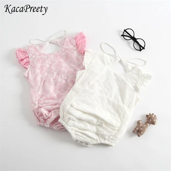 0-24m Newborn Baby Girls Sleeveless Lace Romper Ruffles edge Toddler Kids Jumpsuit infant baby Outfits girls Clothing Set summer
0-24m Newborn Baby Girls Sleeveless Lace Romper Ruffles edge Toddler Kids Jumpsuit infant baby Outfits girls Clothing Set summer