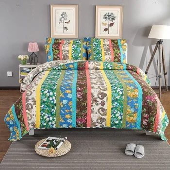 3pcs/set American Air Condition Bedding Set Cotton Summer Quilt Blankets for Adults 2pcs Pillowcase + 1pc Bed Cover Bedspread 
3pcs/set American Air Condition Bedding Set Cotton Summer Quilt Blankets for Adults 2pcs Pillowcase + 1pc Bed Cover Bedspread