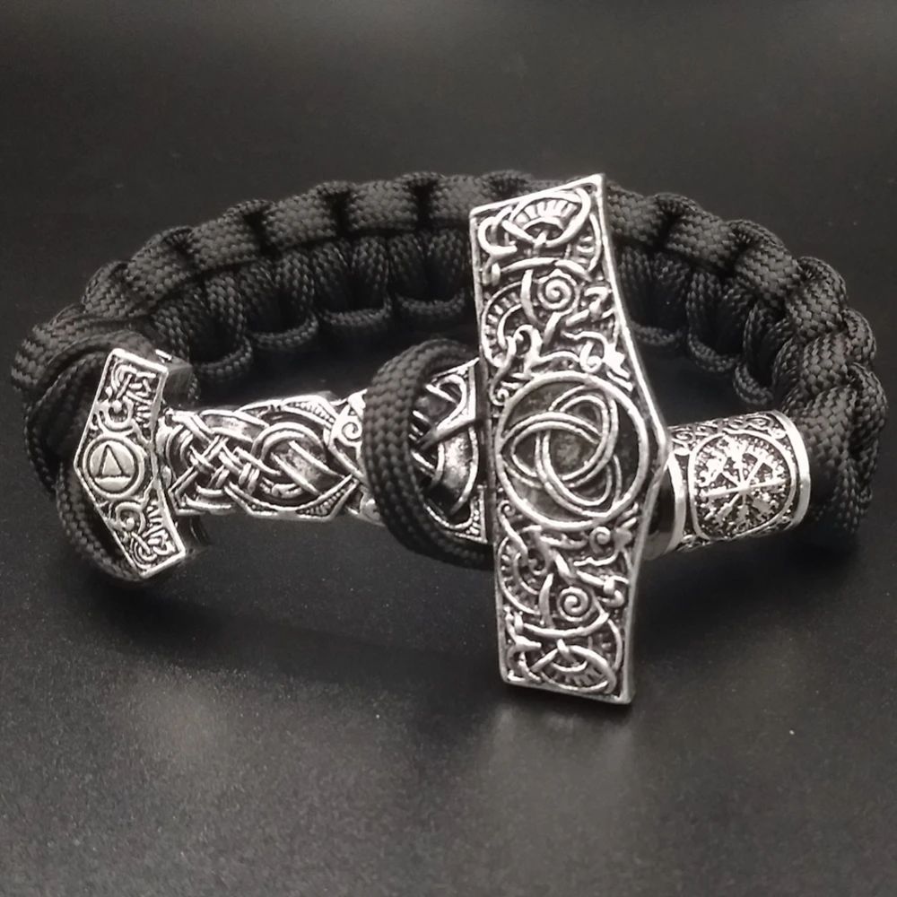 Odins Raven Slavic Kolovrat Viking Bracelets Runes beads Men Jewelery Thor Mjolnir Hammer Amulet Rune Knot Bracelet Dropshipping
Odins Raven Slavic Kolovrat Viking Bracelets Runes beads Men Jewelery Thor Mjolnir Hammer Amulet Rune Knot Bracelet Dropshipping