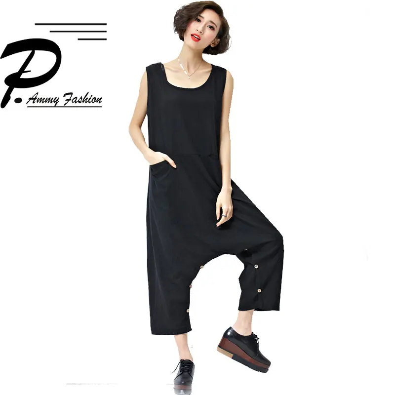 Fashion Oversized Casual Linen&Cotton Low Drop Crotch Harem Loose Jumpsuits Summer Overalls Trousers European Streetwear Rompers
Fashion Oversized Casual Linen&Cotton Low Drop Crotch Harem Loose Jumpsuits Summer Overalls Trousers European Streetwear Rompers
