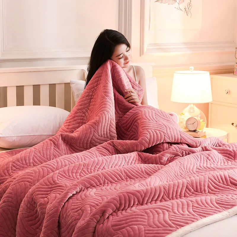 180x200cm Blanket Bedspread Double Extra Thick Air Conditioning Blanket Flannel Coral Pile Blanket
180x200cm Blanket Bedspread Double Extra Thick Air Conditioning Blanket Flannel Coral Pile Blanket