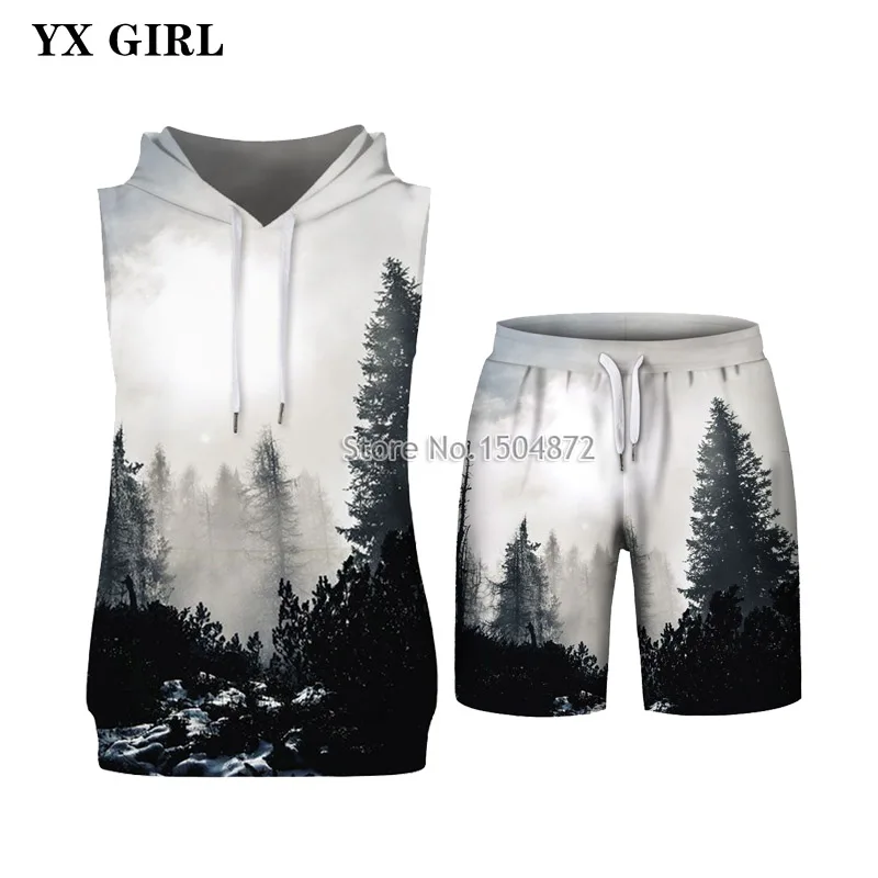 New Fashion Men/Women Casual Tops&pant Set Sweatshirt 3d Print Trees Hoodies And Pants Set Sleeveless Tracksuit Tops Pullover
New Fashion Men/Women Casual Tops&pant Set Sweatshirt 3d Print Trees Hoodies And Pants Set Sleeveless Tracksuit Tops Pullover