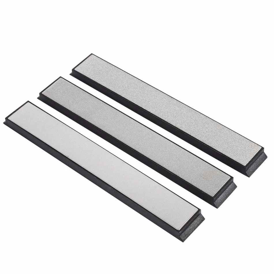 3Pcs 240/600/1000 Grit Diamond Knife Sharpener Kitchen Sharpening Stone Knives Whetstone Professional Diamond Ceramic Sharpener
3Pcs 240/600/1000 Grit Diamond Knife Sharpener Kitchen Sharpening Stone Knives Whetstone Professional Diamond Ceramic Sharpener