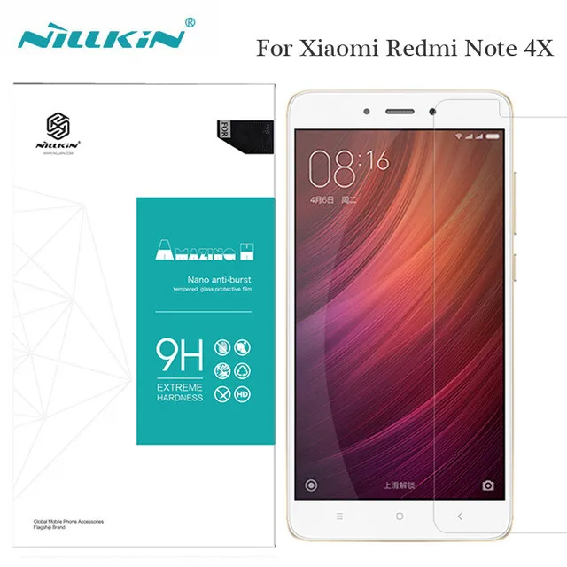for Xiaomi redmi note 4X Screen Protector NILLKIN Amazing H Anti-Explosion 9H 0.3mm Tempered Glass For redmi note 4x 5.5 inch
for Xiaomi redmi note 4X Screen Protector NILLKIN Amazing H Anti-Explosion 9H 0.3mm Tempered Glass For redmi note 4x 5.5 inch