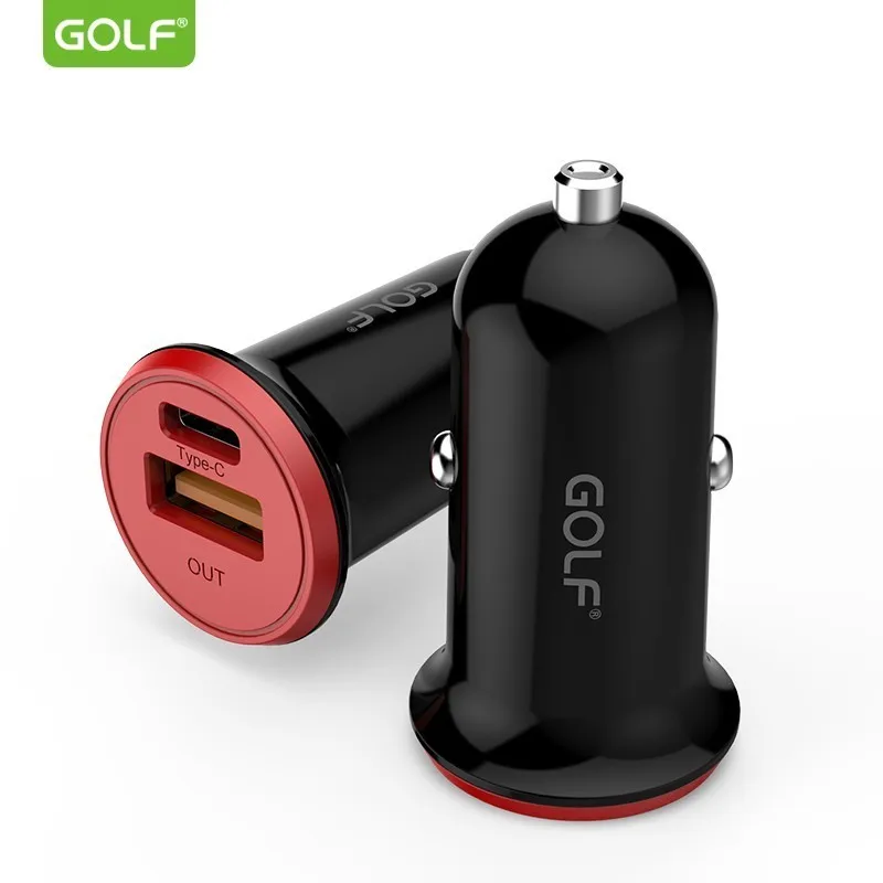 Golf 18W Quick Charge 3.0 USB Car Charger For Xiaomi Mi Huawei Supercharge SCP QC2.0 QC3.0 Fast PD USB C Car Phone Charger
Golf 18W Quick Charge 3.0 USB Car Charger For Xiaomi Mi Huawei Supercharge SCP QC2.0 QC3.0 Fast PD USB C Car Phone Charger