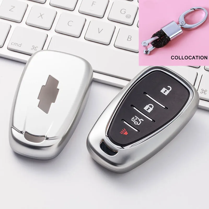 New Soft Tpu Car Key Cover case for Chevrolet Key Remote Cover Chevy Camaro Cruze Malibu 2017 car styling keychain Protection 
New Soft Tpu Car Key Cover case for Chevrolet Key Remote Cover Chevy Camaro Cruze Malibu 2017 car styling keychain Protection