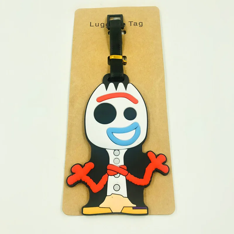 2019 Anime TS4 Forky Figure Toys Gel Boarding Luggage Tag Suitcase ID Address Holder Portable Label
2019 Anime TS4 Forky Figure Toys Gel Boarding Luggage Tag Suitcase ID Address Holder Portable Label