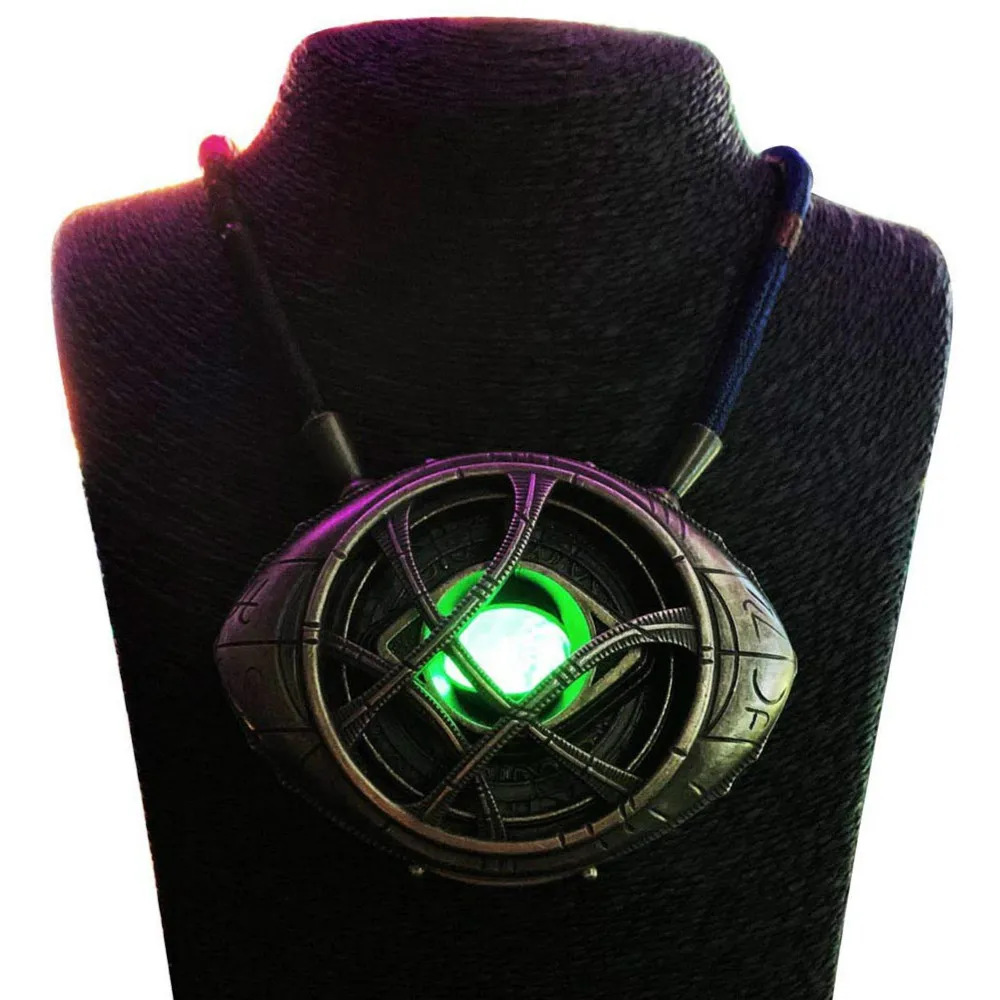 Metal Necklace magic eye Light-up Cosplay Pendant Exclusive Doctor Strange time stone Eye of Agamotto 1:1 Replica Props
Metal Necklace magic eye Light-up Cosplay Pendant Exclusive Doctor Strange time stone Eye of Agamotto 1:1 Replica Props