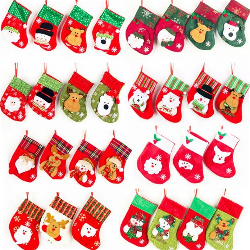 2018 Cute Christmas Stocking Candy Bag Snowman Elk Santa Claus Gift Bags For Children Christmas Tree Hanging Ornament Decor
2018 Cute Christmas Stocking Candy Bag Snowman Elk Santa Claus Gift Bags For Children Christmas Tree Hanging Ornament Decor