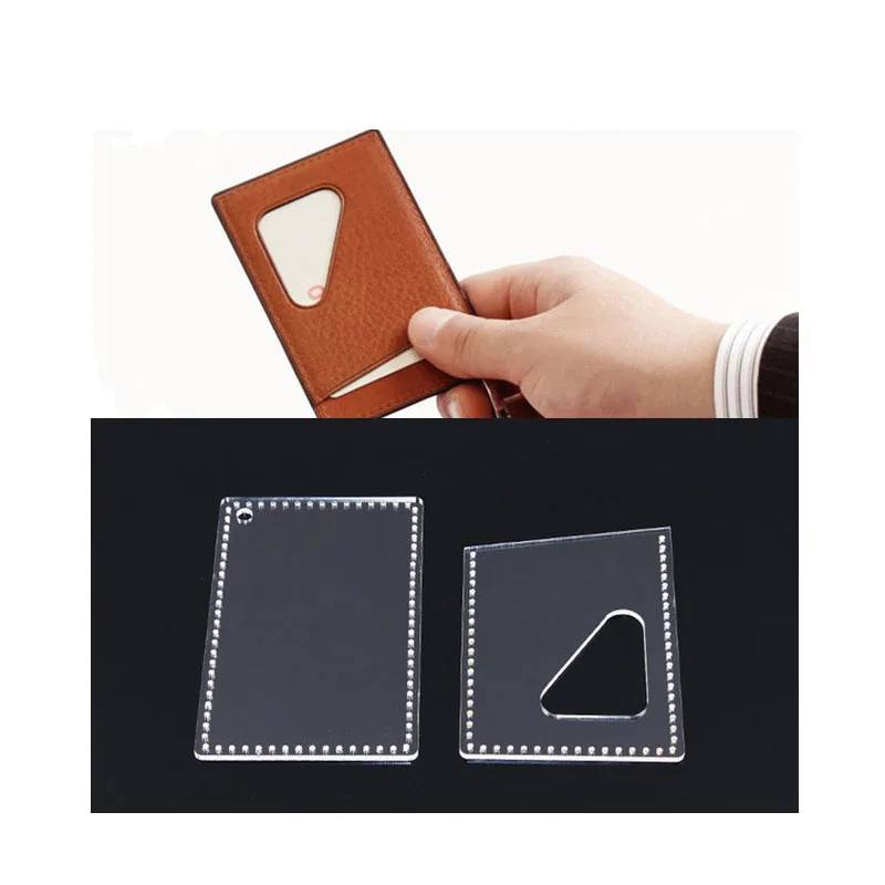 DIY Creative card package Template Clear Acrylic durable Leather Pattern Leathercraft 10x6.7x1cm
DIY Creative card package Template Clear Acrylic durable Leather Pattern Leathercraft 10x6.7x1cm