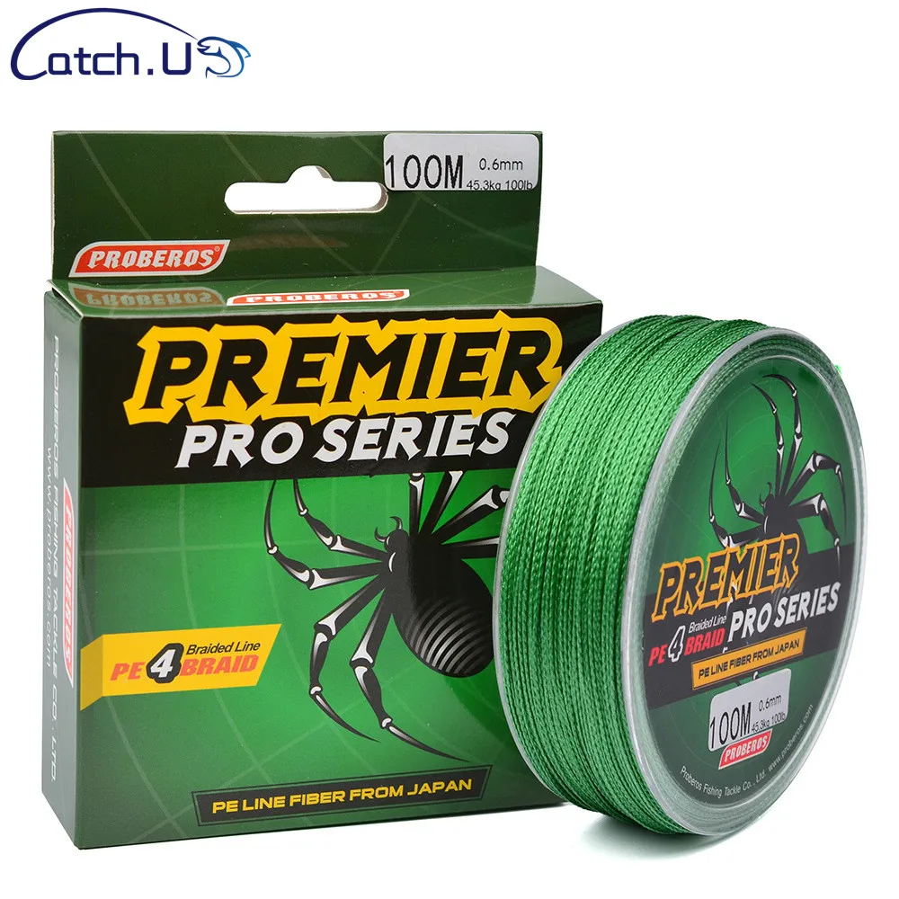 Catch.U Fishing Line Mainline 4strands PE Line For Fishing 0.4#-10# Braided Fishing Lines 100m Fishing Lines
Catch.U Fishing Line Mainline 4strands PE Line For Fishing 0.4#-10# Braided Fishing Lines 100m Fishing Lines