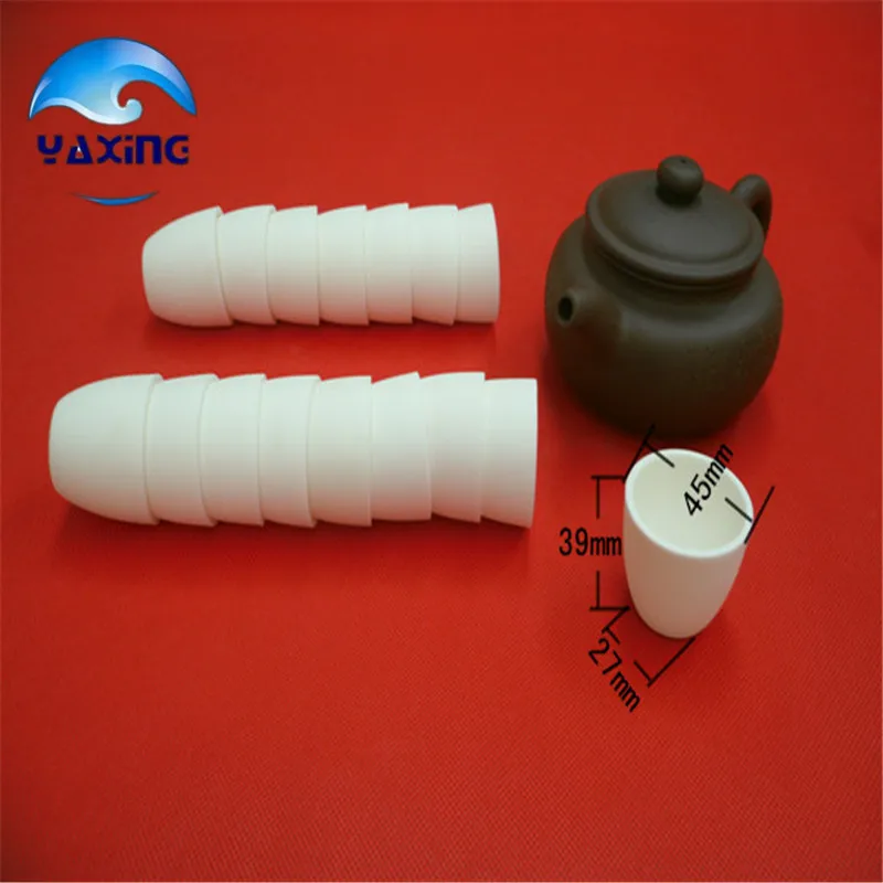 99% pure alumina corundum crucible / Al2O3 ceramic crucible / Sintered crucible dia45x39mm 30ml capacity arc-shaped
99% pure alumina corundum crucible / Al2O3 ceramic crucible / Sintered crucible dia45x39mm 30ml capacity arc-shaped