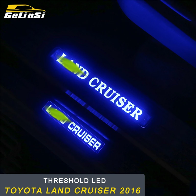 GELINSI LED Light Door Threshold Sill Scuff Plate Welcome Pedal Stickers Accessories for Toyota Land Cruiser 2016 Car Styling
GELINSI LED Light Door Threshold Sill Scuff Plate Welcome Pedal Stickers Accessories for Toyota Land Cruiser 2016 Car Styling