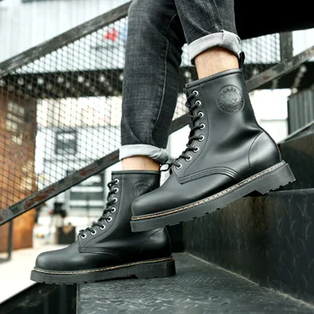 CAMEL Fashion Casual Outdoor Men Boots Genuine Leather Handsome Comfortable Martin Boot British High-top Botas
CAMEL Fashion Casual Outdoor Men Boots Genuine Leather Handsome Comfortable Martin Boot British High-top Botas