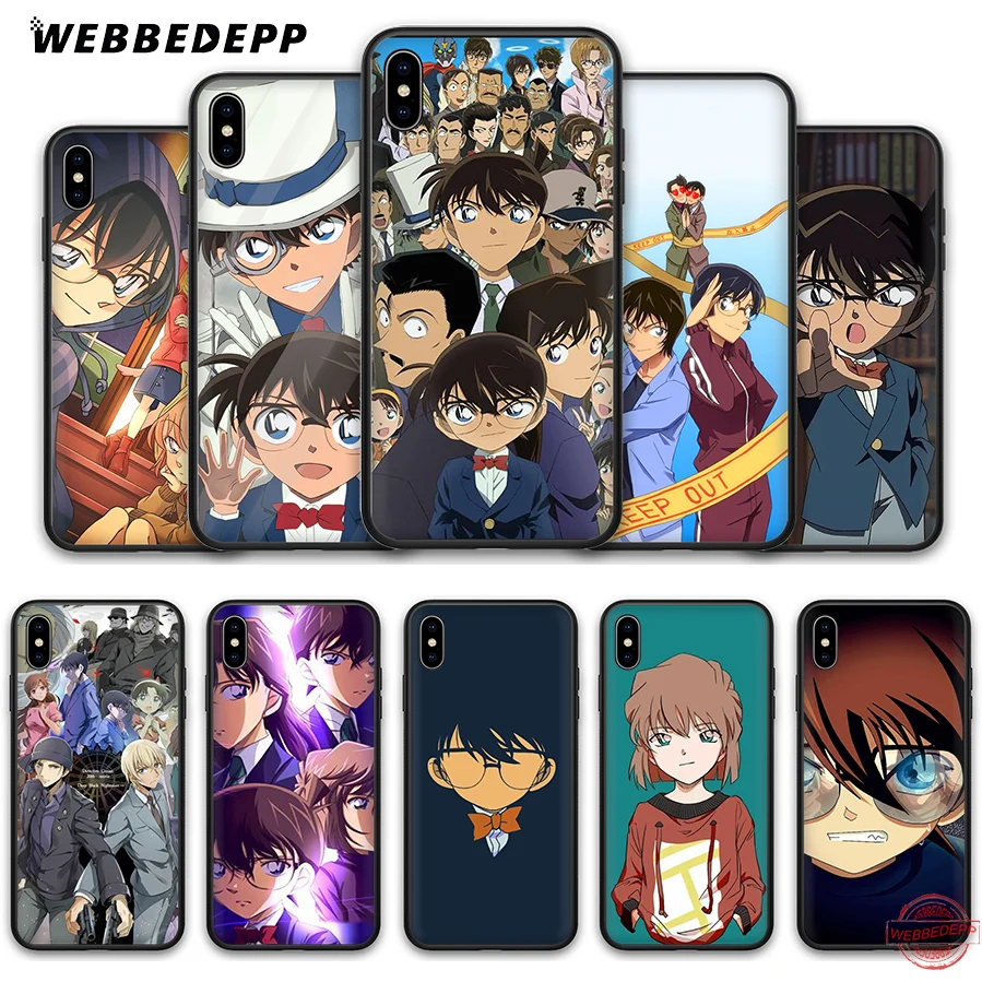 WEBBEDEPP Famous Anime Detective Conan Soft Silicone Case for Apple iPhone 11 Pro XS Max XR X 8 7 6S Plus 5S SE 11Pro Max Cases
WEBBEDEPP Famous Anime Detective Conan Soft Silicone Case for Apple iPhone 11 Pro XS Max XR X 8 7 6S Plus 5S SE 11Pro Max Cases