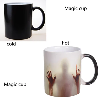 The Walking Dead Mugs Color Change Ceramic Coffee Mug and Cup Fashion Gift Heat Reveal Magic Zombie Mugs for Friend Halloween
The Walking Dead Mugs Color Change Ceramic Coffee Mug and Cup Fashion Gift Heat Reveal Magic Zombie Mugs for Friend Halloween