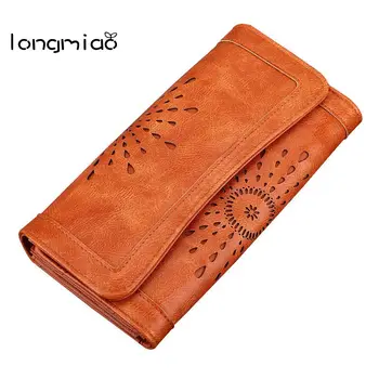 longmiao Wallets Women Hollow Out Leather Long Trifold Coin Purses Brand Designer Purse Lady Clutch Money Credit Card Holder
longmiao Wallets Women Hollow Out Leather Long Trifold Coin Purses Brand Designer Purse Lady Clutch Money Credit Card Holder