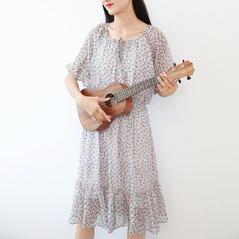 Johnature Casual A-line Summer Dress Flare Sleeve Print Ruffles Knee-length O-neck 2019 New Summer Clothes Women Dress
Johnature Casual A-line Summer Dress Flare Sleeve Print Ruffles Knee-length O-neck 2019 New Summer Clothes Women Dress