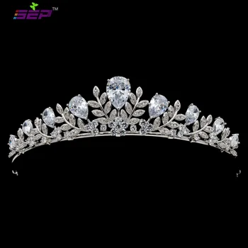 Fashion Crystals Rhinestone Full CZ Olive Branch Peace Tiara Crown Bridal Wedding Party Hair Jewelry Accessories HG0064
Fashion Crystals Rhinestone Full CZ Olive Branch Peace Tiara Crown Bridal Wedding Party Hair Jewelry Accessories HG0064