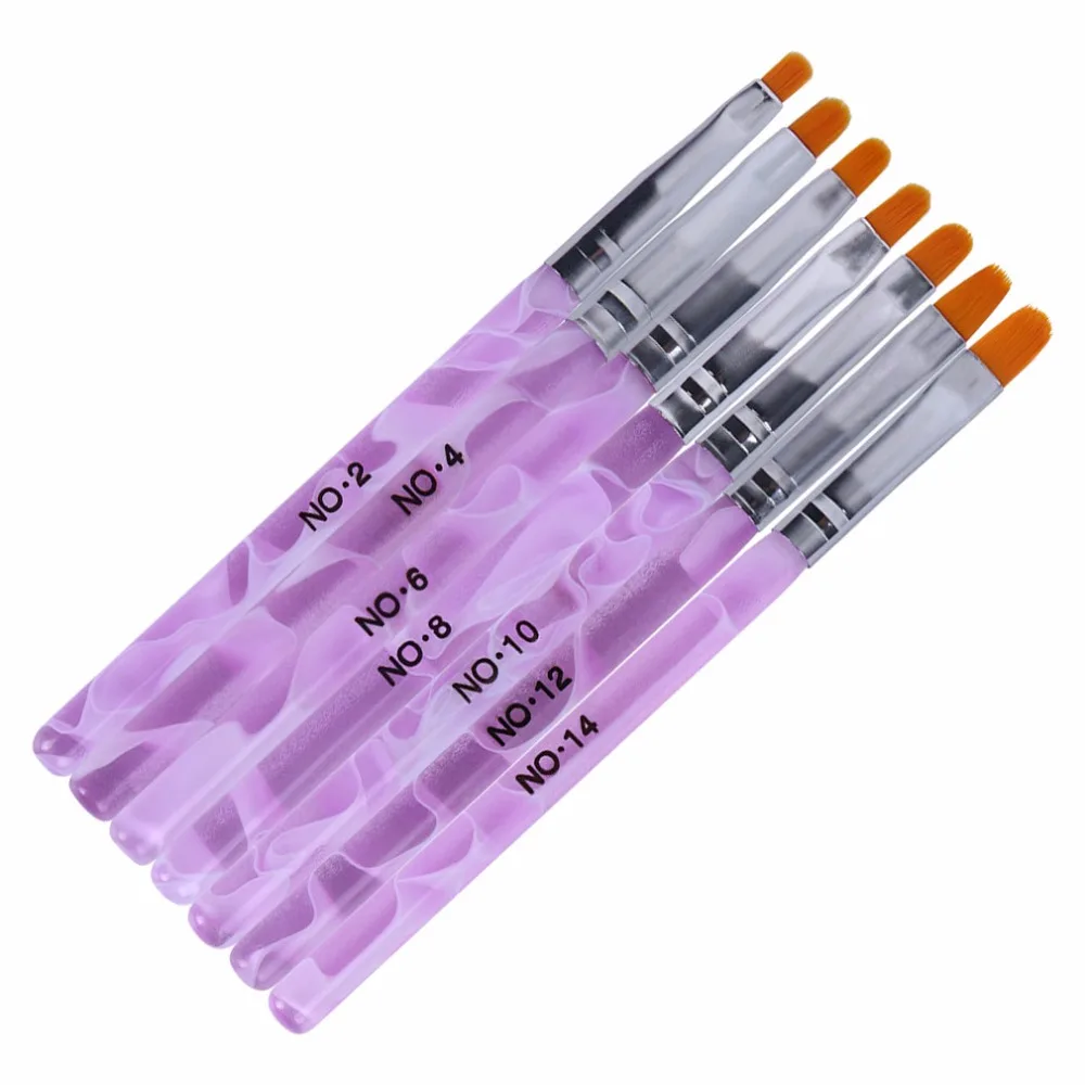 HNM Nail Brushes LED Lamp Nail Polish Painting Drawing Brushes set Manicure Tools Set Kit 7pcs/set Nail Art Brush Pens
HNM Nail Brushes LED Lamp Nail Polish Painting Drawing Brushes set Manicure Tools Set Kit 7pcs/set Nail Art Brush Pens