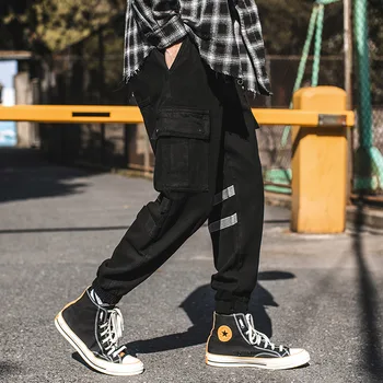 Spring Autumn Hip Hop Mens Harem Pants Casual Many Pockets Cargo Trousers Men Streetwear Baggy Pants Men Pantalon Cargo 
Spring Autumn Hip Hop Mens Harem Pants Casual Many Pockets Cargo Trousers Men Streetwear Baggy Pants Men Pantalon Cargo