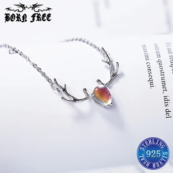 pendulum chain necklaces pendants silver 925 antler pendant deer necklace jewelry kolye collares collar mujer choker femme joyas
pendulum chain necklaces pendants silver 925 antler pendant deer necklace jewelry kolye collares collar mujer choker femme joyas