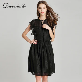 Queechalle Elegant Large Size Chiffon Dress 2020 Summer Dress Women's Ruffles Sleeveless Empire Dress 4XL 5XL Plus Size dress
Queechalle Elegant Large Size Chiffon Dress 2020 Summer Dress Women's Ruffles Sleeveless Empire Dress 4XL 5XL Plus Size dress