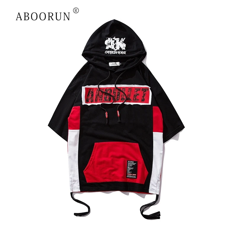 ABOORUN Men's Hip Hop T Shirts Fashion Patchwork Printed Hooded T-Shirts Summer Irregular Top Tees for Male R777
ABOORUN Men's Hip Hop T Shirts Fashion Patchwork Printed Hooded T-Shirts Summer Irregular Top Tees for Male R777