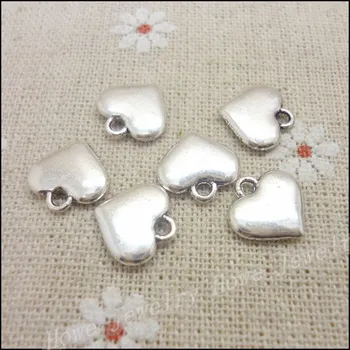 140 pcs Charms Heart Pendant Tibetan silver Zinc Alloy Fit Bracelet Necklace DIY Metal Jewelry Findings
140 pcs Charms Heart Pendant Tibetan silver Zinc Alloy Fit Bracelet Necklace DIY Metal Jewelry Findings