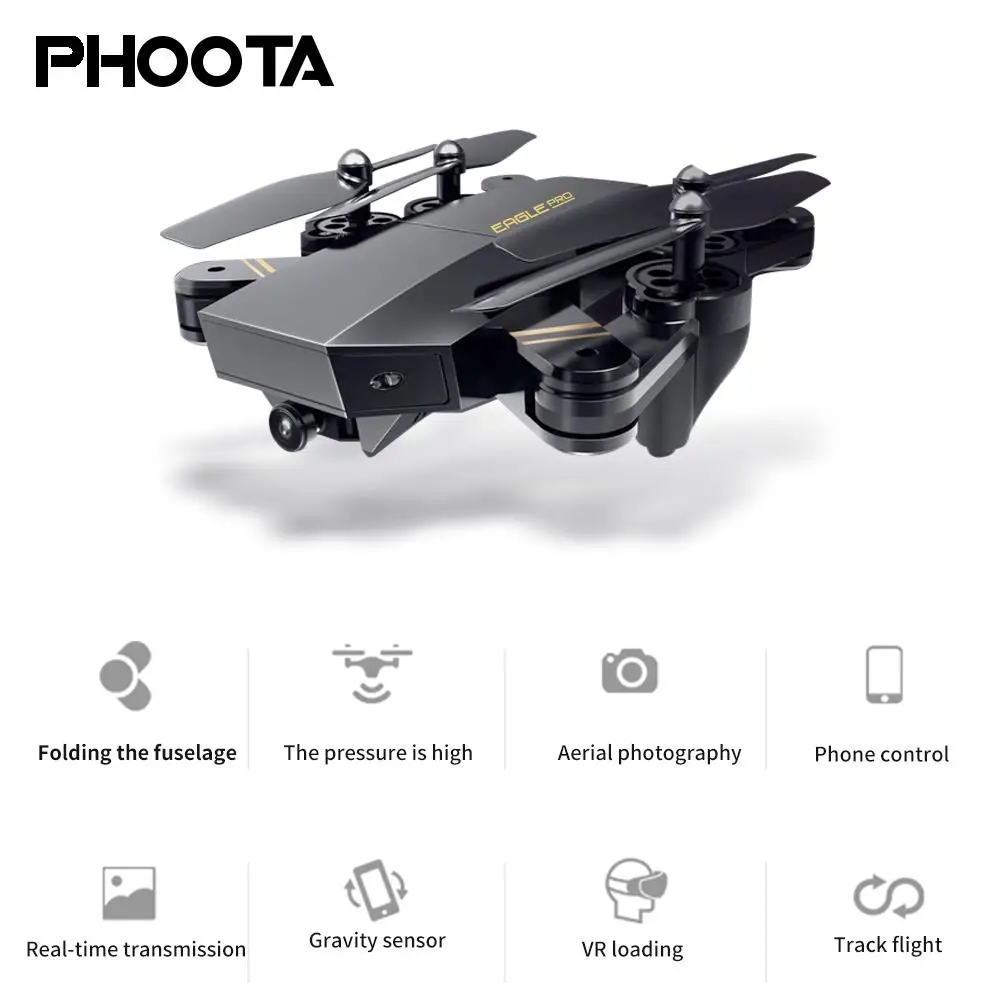 Phoota 2.4Ghz 4CH RC 720P Quadcopter 6-Axis Gyro RC Camera Drone Toy Cool L900 2.4Ghz 4CH RC 720P Drone
Phoota 2.4Ghz 4CH RC 720P Quadcopter 6-Axis Gyro RC Camera Drone Toy Cool L900 2.4Ghz 4CH RC 720P Drone