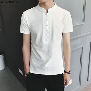 AreMoMuWha Summer Youth Thin Short-sleeved T-shirt Male Version of The Self-cultivation Solid Color Bottoming Shirt M-5XL QX883
AreMoMuWha Summer Youth Thin Short-sleeved T-shirt Male Version of The Self-cultivation Solid Color Bottoming Shirt M-5XL QX883