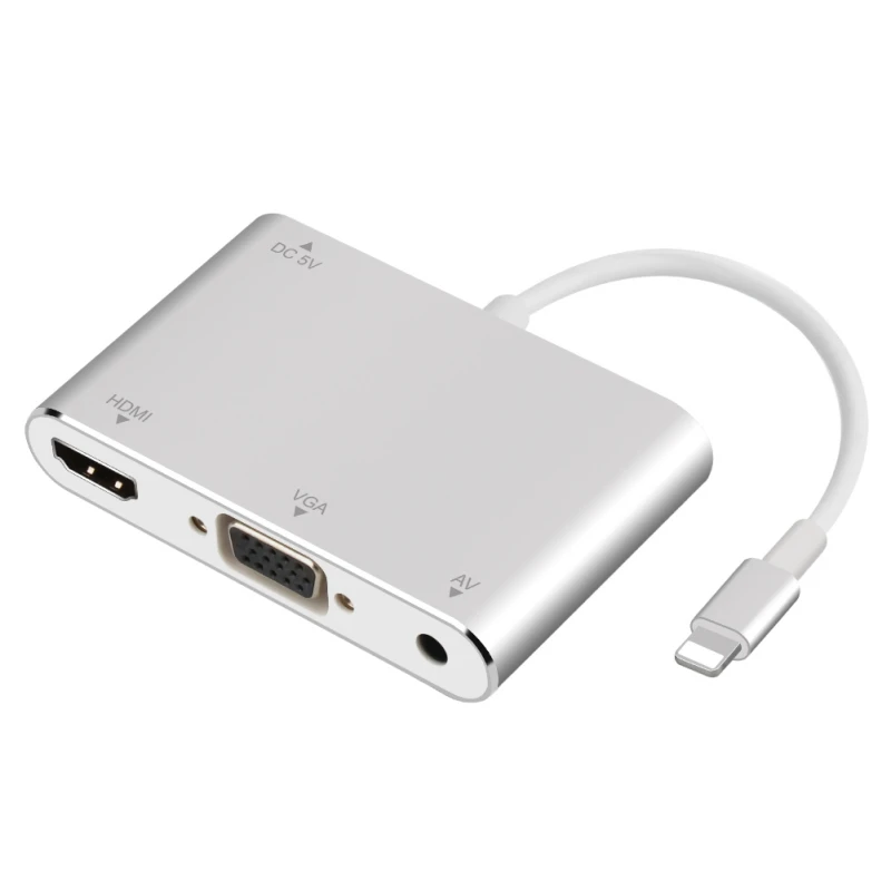 For Lightning To VGA HDMI Converter Digital AV TV Cable Adapter For Apple iPad iPhone X 8 7 6 Plus
For Lightning To VGA HDMI Converter Digital AV TV Cable Adapter For Apple iPad iPhone X 8 7 6 Plus