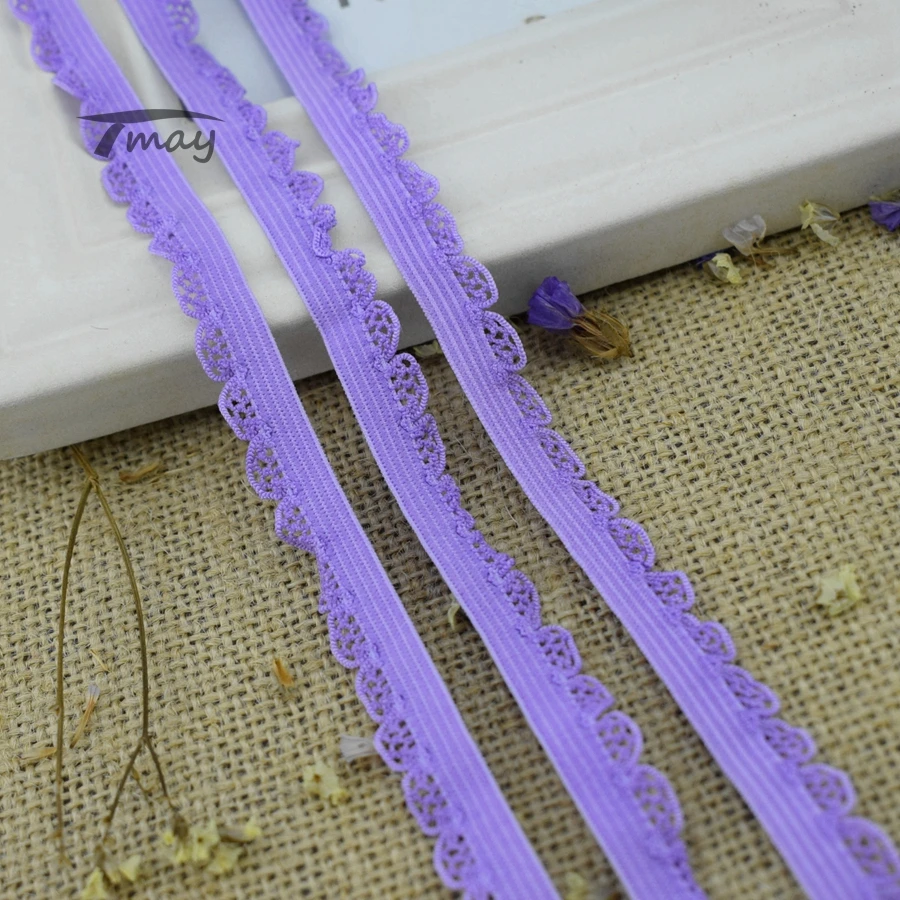 #231 Lilac Color Elastic Bands 8 yards stretch elastic lace Trim Baby Underwear Pants Bra Lace Clothing Trousers Rubber Bands
#231 Lilac Color Elastic Bands 8 yards stretch elastic lace Trim Baby Underwear Pants Bra Lace Clothing Trousers Rubber Bands