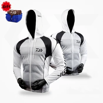 Long Sleeve Fishing Clothing Men Fishing Shirt Waterproof Quick-Dry Jersey Clothes Black White Outdoor Sportswear Free Towel
Long Sleeve Fishing Clothing Men Fishing Shirt Waterproof Quick-Dry Jersey Clothes Black White Outdoor Sportswear Free Towel