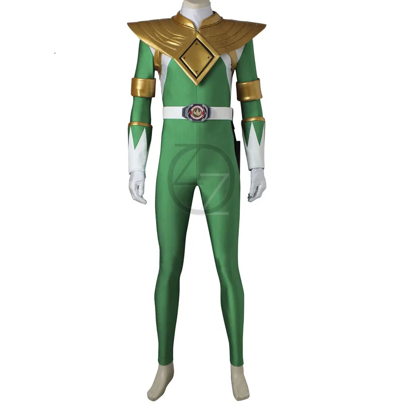 Dragon Ranger Burai Cosplay Costume Adult Halloween Costumes Green