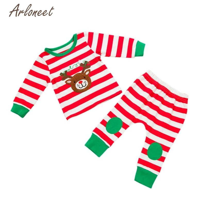 Arloneet Red Color Hot Lovely Christmas Baby Girls Outfits Clothes Stripe Deer T-shirt Tops+Pants Set 2017 New 2019 OB12
Arloneet Red Color Hot Lovely Christmas Baby Girls Outfits Clothes Stripe Deer T-shirt Tops+Pants Set 2017 New 2019 OB12