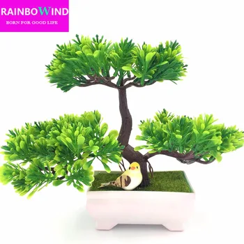 1pc Welcoming Pine Emulate Bonsai Simulation Decorative Artificial Flowers Fake Green Pot Plants Ornaments Home Decor
1pc Welcoming Pine Emulate Bonsai Simulation Decorative Artificial Flowers Fake Green Pot Plants Ornaments Home Decor