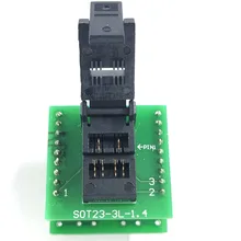 SOT23-3L-1.4 Programming Socket pin pitch 0.95mm IC body size 1.4mm clamshell test programming adapter ZIF adapter
SOT23-3L-1.4 Programming Socket pin pitch 0.95mm IC body size 1.4mm clamshell test programming adapter ZIF adapter