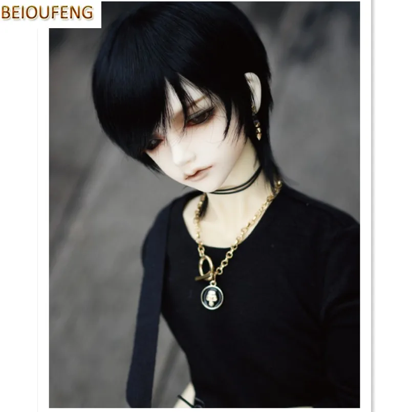 BEIOUFENG 1/3 1/4 High-Temperature Wig Boy Short Wigs Air bang SD BJD Wig with Bangs Fashion Type Stylish Hair for Dolls
BEIOUFENG 1/3 1/4 High-Temperature Wig Boy Short Wigs Air bang SD BJD Wig with Bangs Fashion Type Stylish Hair for Dolls