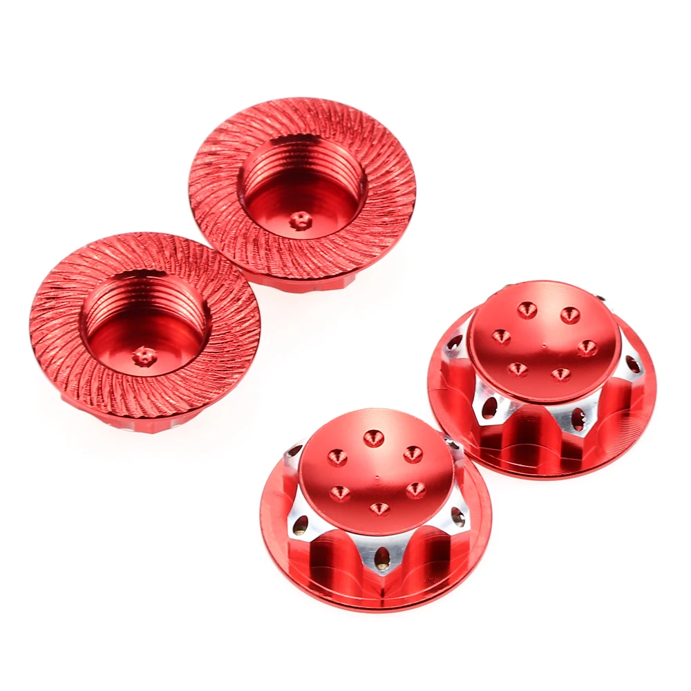 4PCS Aluminium Wheel Hub Cover Antidust Cover hex Nut Adapter For 1/8 RC Model Car for Losi Team C HSP Redcat Traxxas
4PCS Aluminium Wheel Hub Cover Antidust Cover hex Nut Adapter For 1/8 RC Model Car for Losi Team C HSP Redcat Traxxas