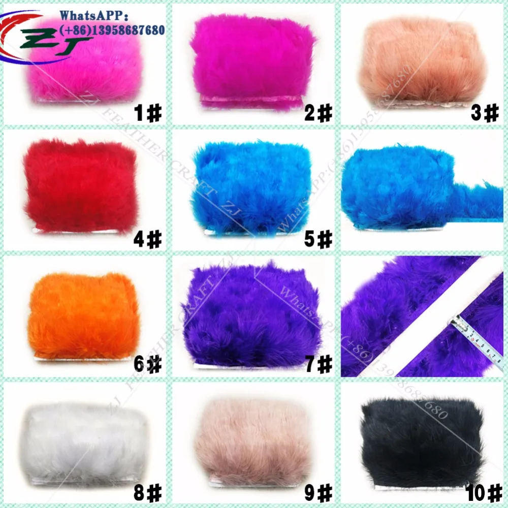 Wholesale 10 Meters Marabou Turkey Feathers Ribbon Fringe 5-8cm Turkey Feather Trimming Dancer Carnival Costumes DIY Clothing
Wholesale 10 Meters Marabou Turkey Feathers Ribbon Fringe 5-8cm Turkey Feather Trimming Dancer Carnival Costumes DIY Clothing
