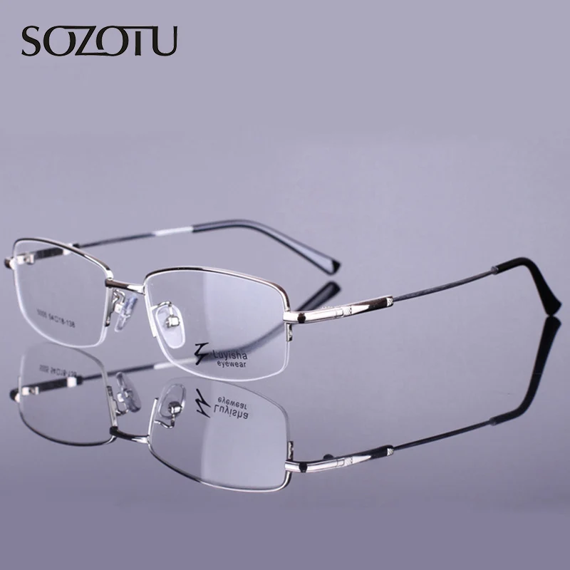 SOZOTU Optical Eyeglasses Frame Men Computer Eye Glasses Spectacle Frame For Male Transparent Clear Lens Armacao de YQ101
SOZOTU Optical Eyeglasses Frame Men Computer Eye Glasses Spectacle Frame For Male Transparent Clear Lens Armacao de YQ101