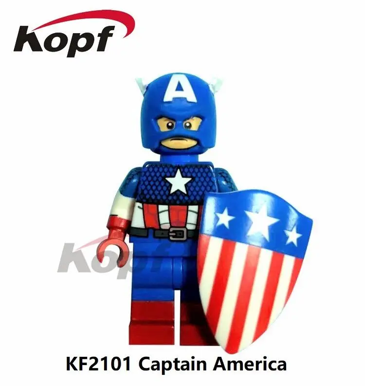 Single Sale Super Heroes Captain America Deadpool Mr.Bean Spiderman Bricks Collection Building Blocks Children Gift Toys KF2101 
Single Sale Super Heroes Captain America Deadpool Mr.Bean Spiderman Bricks Collection Building Blocks Children Gift Toys KF2101