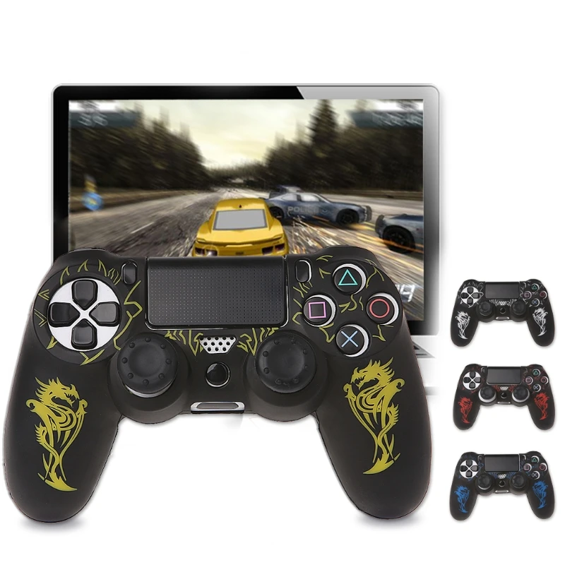 For Playstation 4 PS4 Pro PS4 Slim Gamepad Protect Camouflage Silicone Gel Guards Soft sleeve Skin Grip Cover Case+2 Caps
For Playstation 4 PS4 Pro PS4 Slim Gamepad Protect Camouflage Silicone Gel Guards Soft sleeve Skin Grip Cover Case+2 Caps