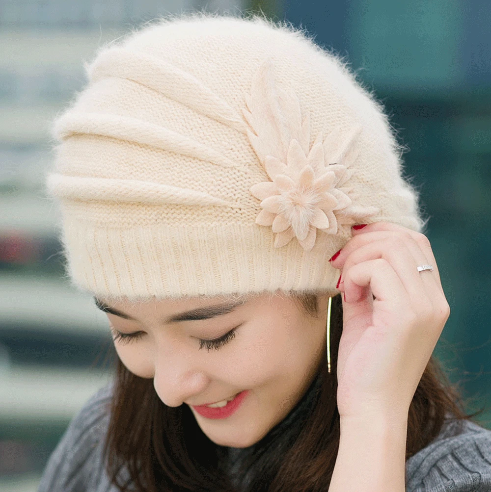 Lovely Winter Crochet hats For Women beanie women Flowers Knitted Hat Beanies Female Hat Chapeu Feminino gorras Adults bivakmuts
Lovely Winter Crochet hats For Women beanie women Flowers Knitted Hat Beanies Female Hat Chapeu Feminino gorras Adults bivakmuts
