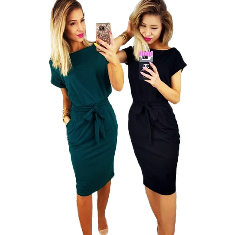 2018 New Autumn Knee-Length Dress Women Casual Vintage Dress Sexy Bandage Bodycon Short Sleeve Dresses Sundress vestidos
2018 New Autumn Knee-Length Dress Women Casual Vintage Dress Sexy Bandage Bodycon Short Sleeve Dresses Sundress vestidos