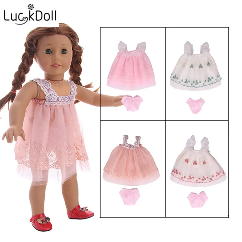 Luckdoll new lace dress + panties fit 18-inch and 43cm 18" Doll doll, children's gift doll accessories
Luckdoll new lace dress + panties fit 18-inch and 43cm 18" Doll doll, children's gift doll accessories