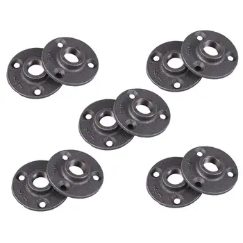 10Pcs Malleable Industrial Pipe Floor Flange Fittings Retro Vintage Decor Steampunk Furniture DIY Plumbing Flanges
10Pcs Malleable Industrial Pipe Floor Flange Fittings Retro Vintage Decor Steampunk Furniture DIY Plumbing Flanges